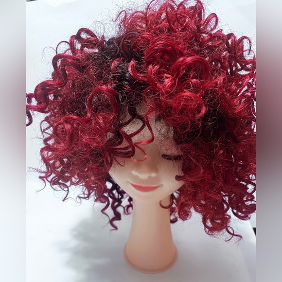 Curly Red Wig for Women - Picture 1 of 5